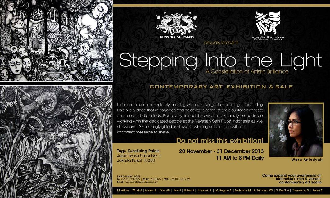 stepping into the light - a constellation of artistic brilliance contemporary art exhibition and sale at tugu kunstkring paleis
