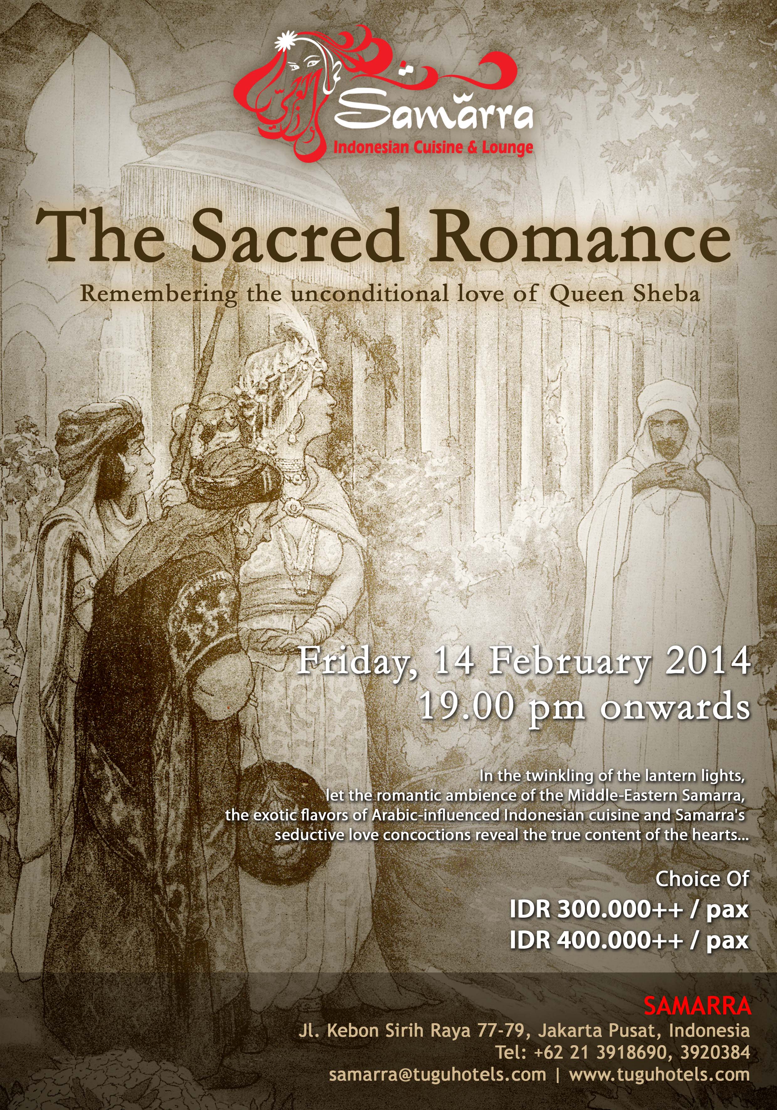 the sacred romance - remembering the unconditional love of queen sheba at samarra restaurant