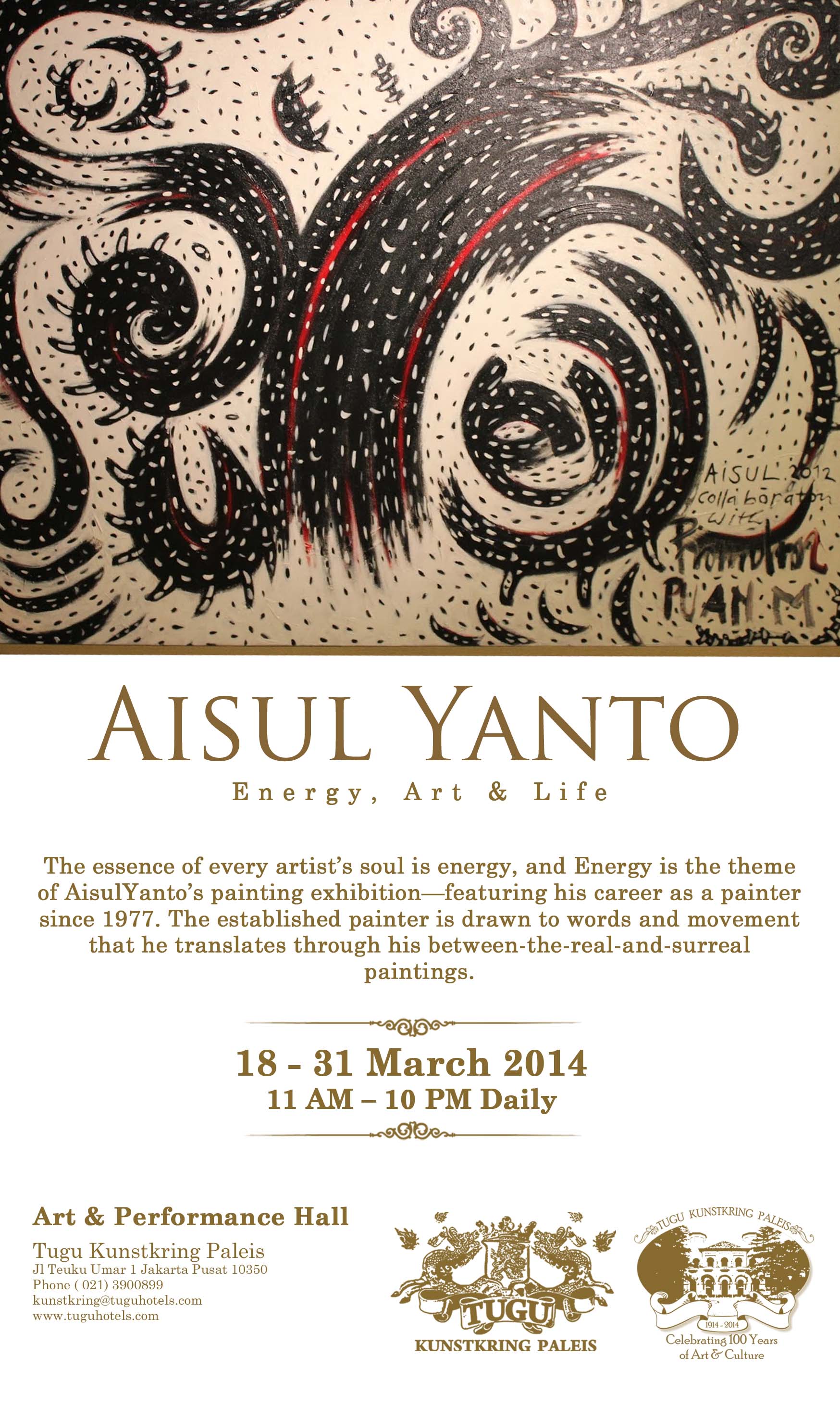 aisul yanto - energy, art and life at tugu kunstkring paleis