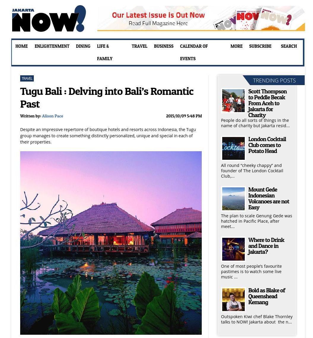 Tugu Bali - Delving into Bali’s Romantic Past