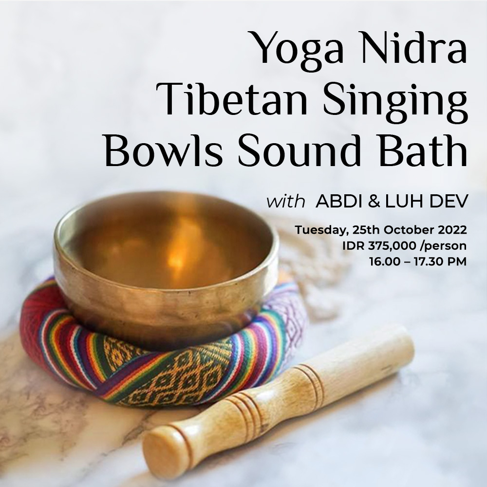 Yoga Nidra Tibetan Singing Bowls Sound Bath Tugu Hotels & Restaurants